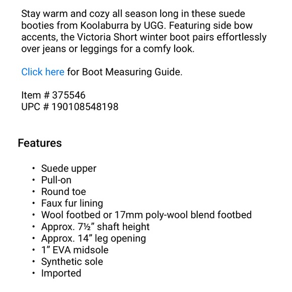 Koolaburra by Ugg - Victoria Short Bootie - Women’s 8 - Cognac - Picture 8 of 15